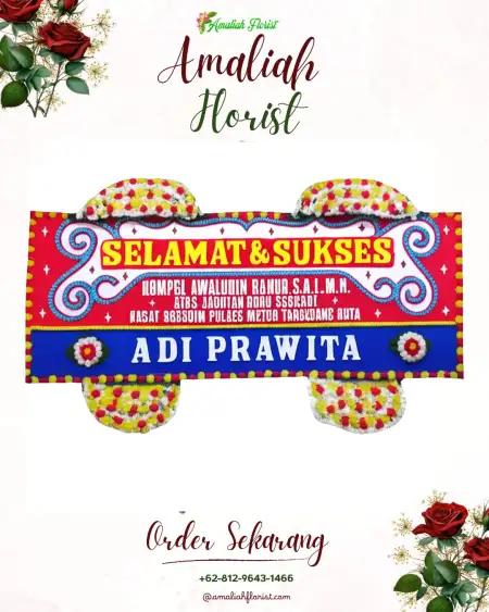 Papan Bunga Ucapan Selamat Karangtengah