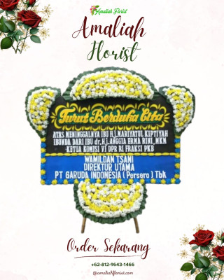 Papan Bunga Duka di Karangtengah