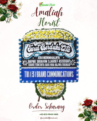 Papan Bunga Duka di Karangtengah