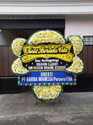 Papan Bunga Duka di Karangtengah